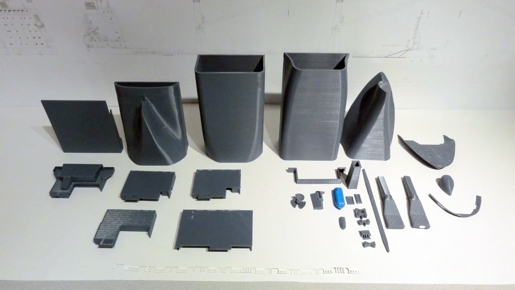 3D printed ship parts Patroller vehicle / Rick Nidata / Syntek.ca