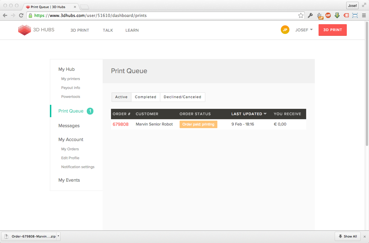 Guide: How to join 3D Hubs - Original Prusa 3D Printers