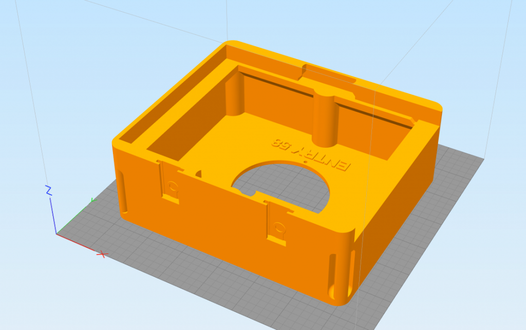 Entry 58 on Prusa i3 buildplate