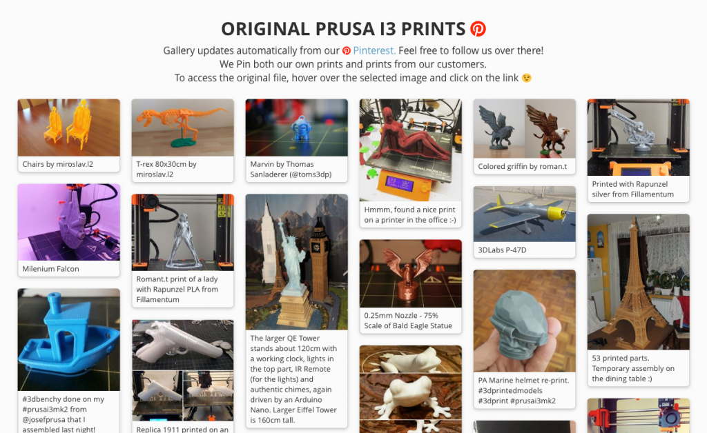 Prusa3D Gallery
