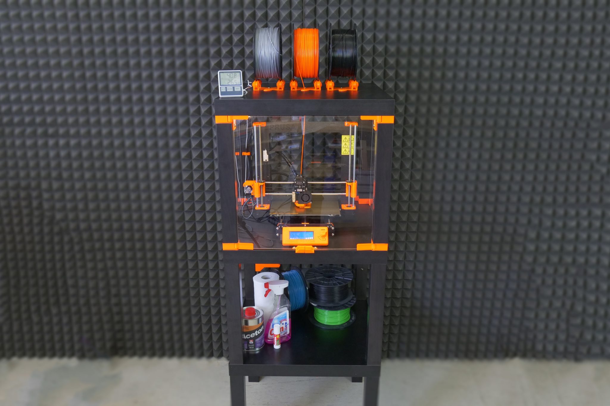 Triviaal uitspraak Ambtenaren How to build a simple, cheap enclosure for your 3D printer - Original Prusa 3D  Printers