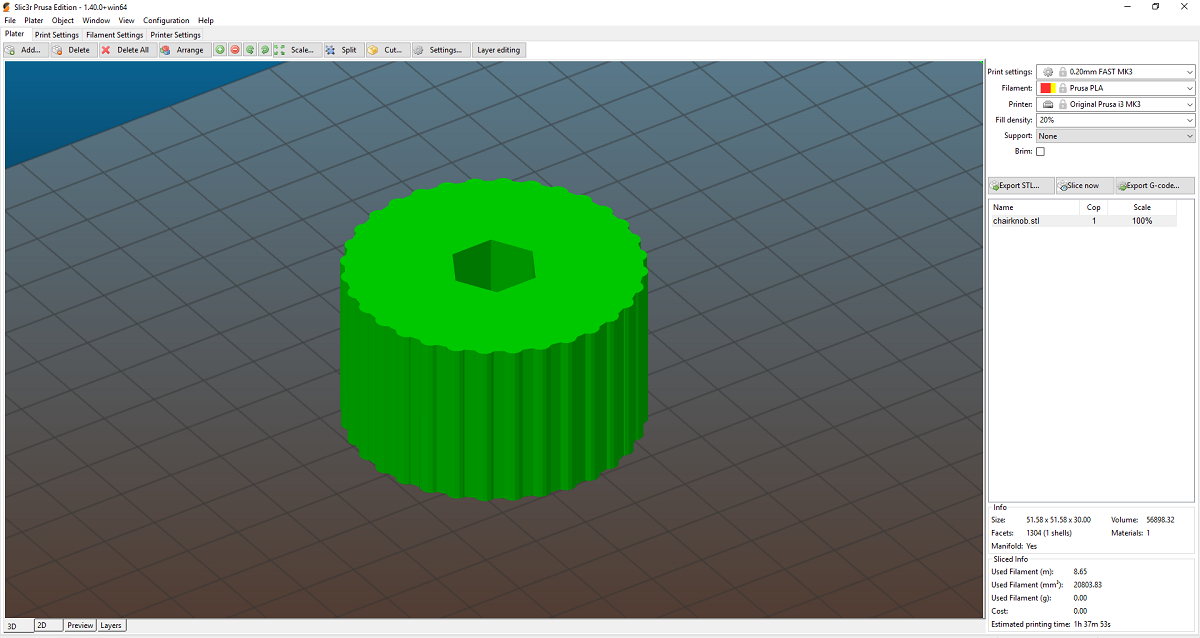 3D Printed PLA Gear after 2 Years? - Spur Gear Tool in Fusion360 