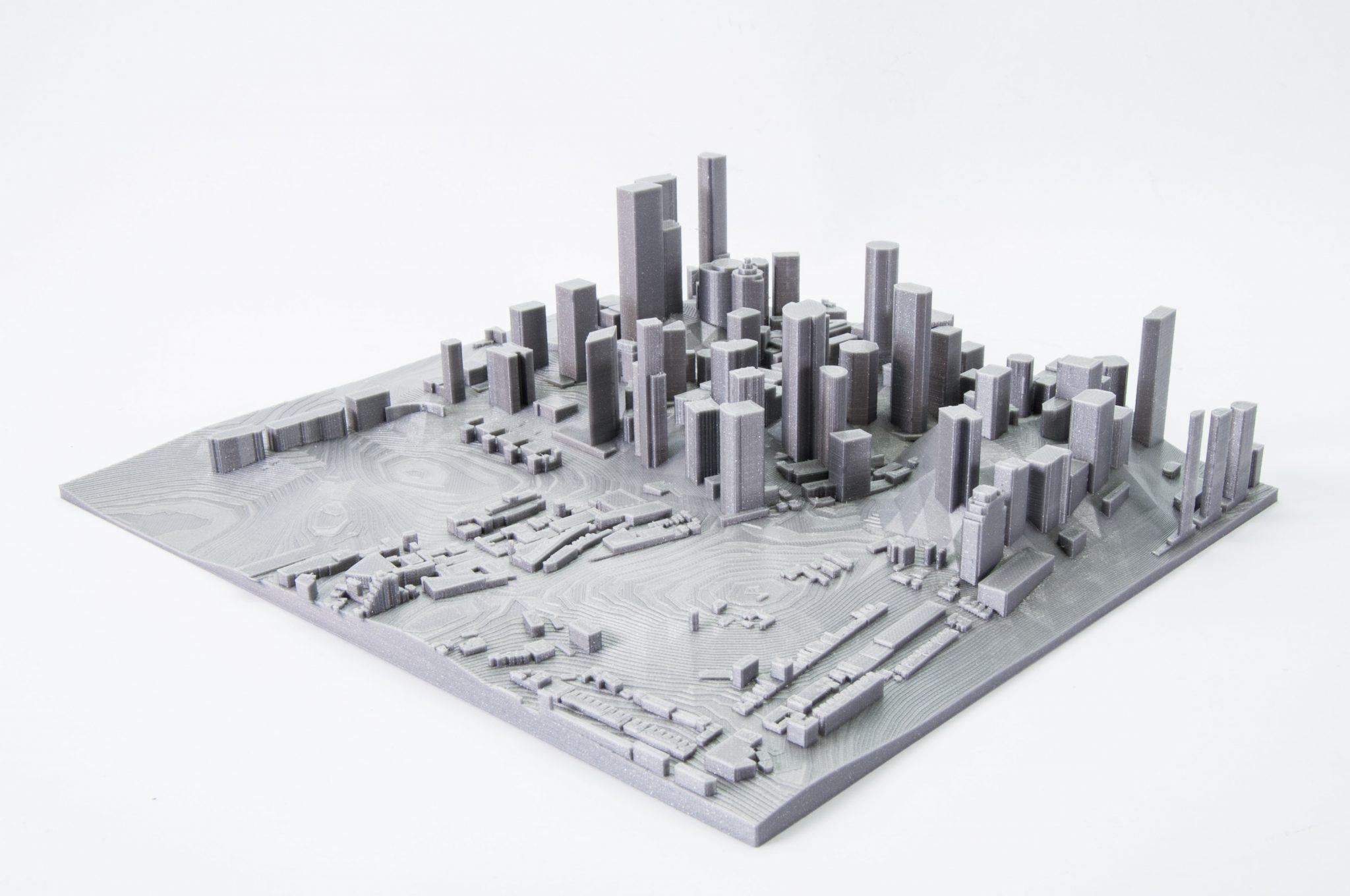 How to print maps terrains and landscapes on a 3D printer Original