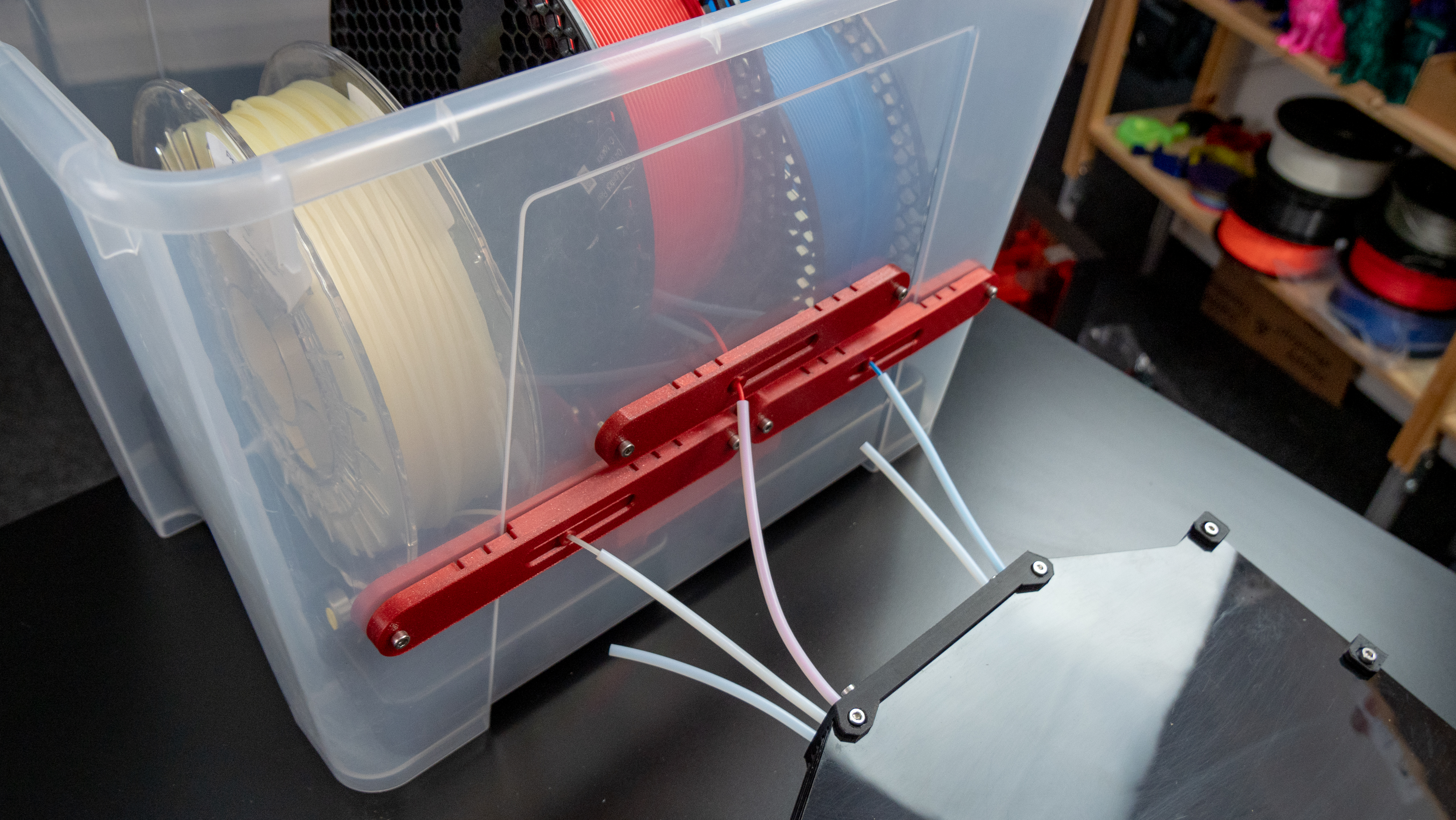 Filament dryboxes and alternative spool holders - not only for MMU2S -  Original Prusa 3D Printers