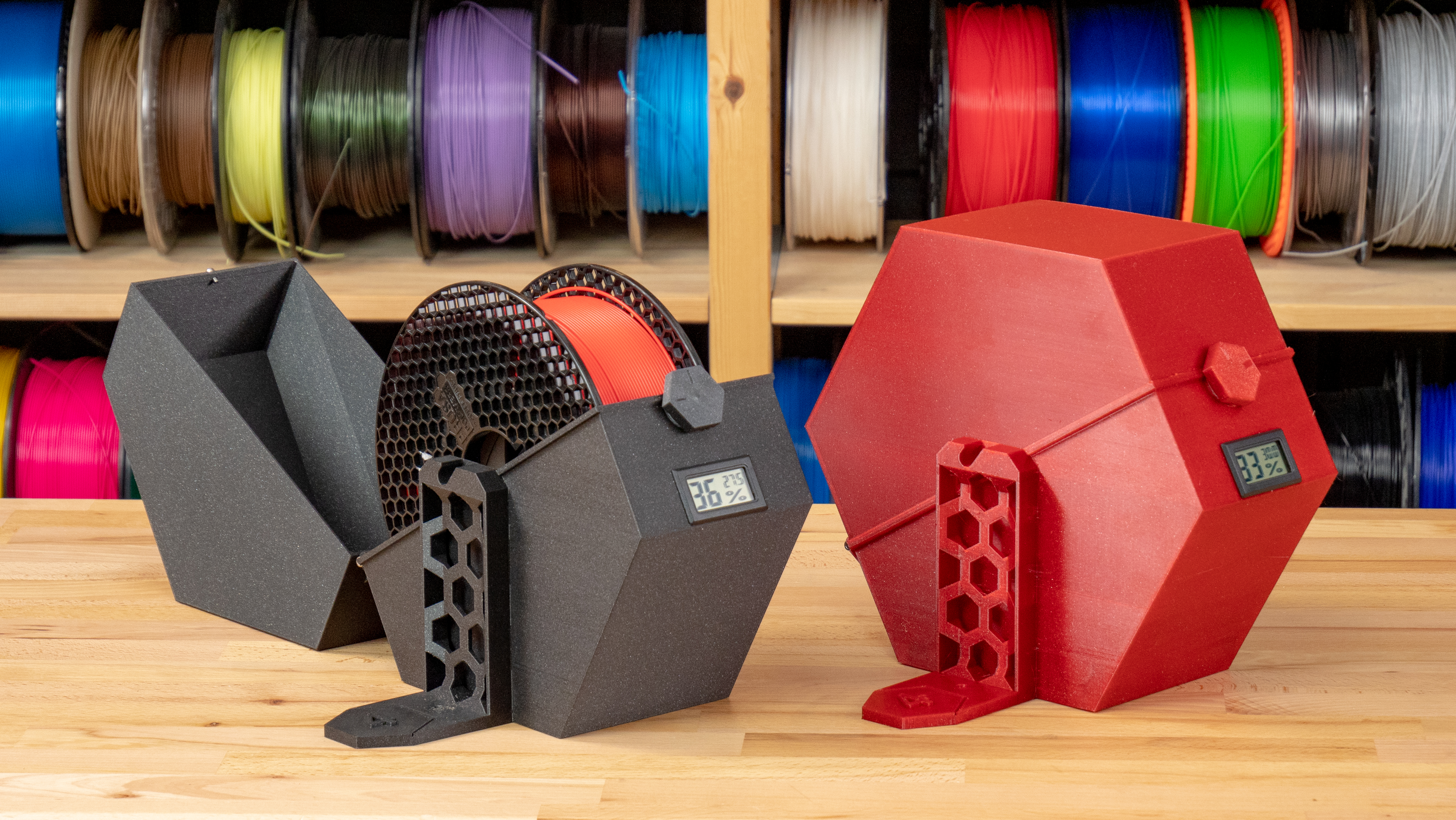 Filament dryboxes and alternative spool holders - not only for