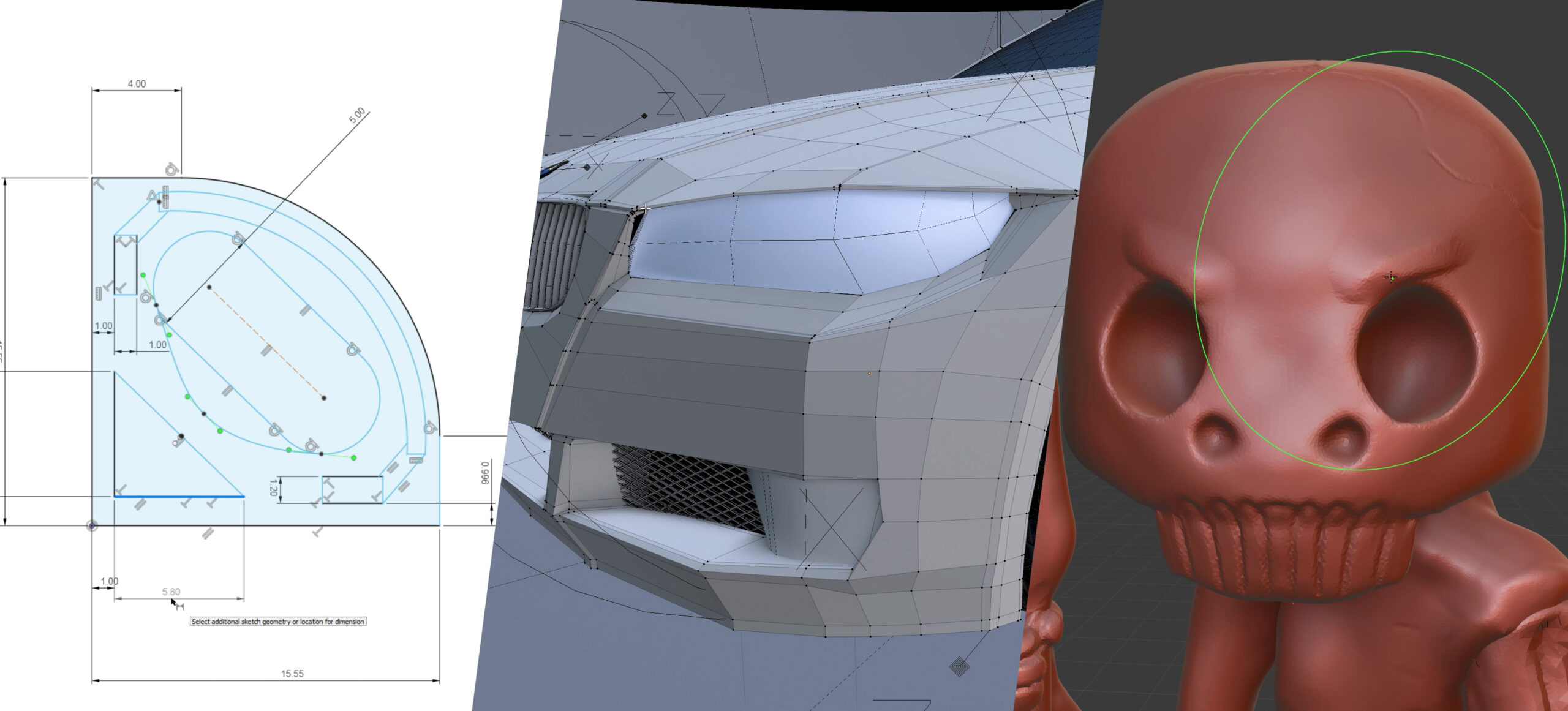 Traditiona Sculpting with clay vs Sculpting using Blender