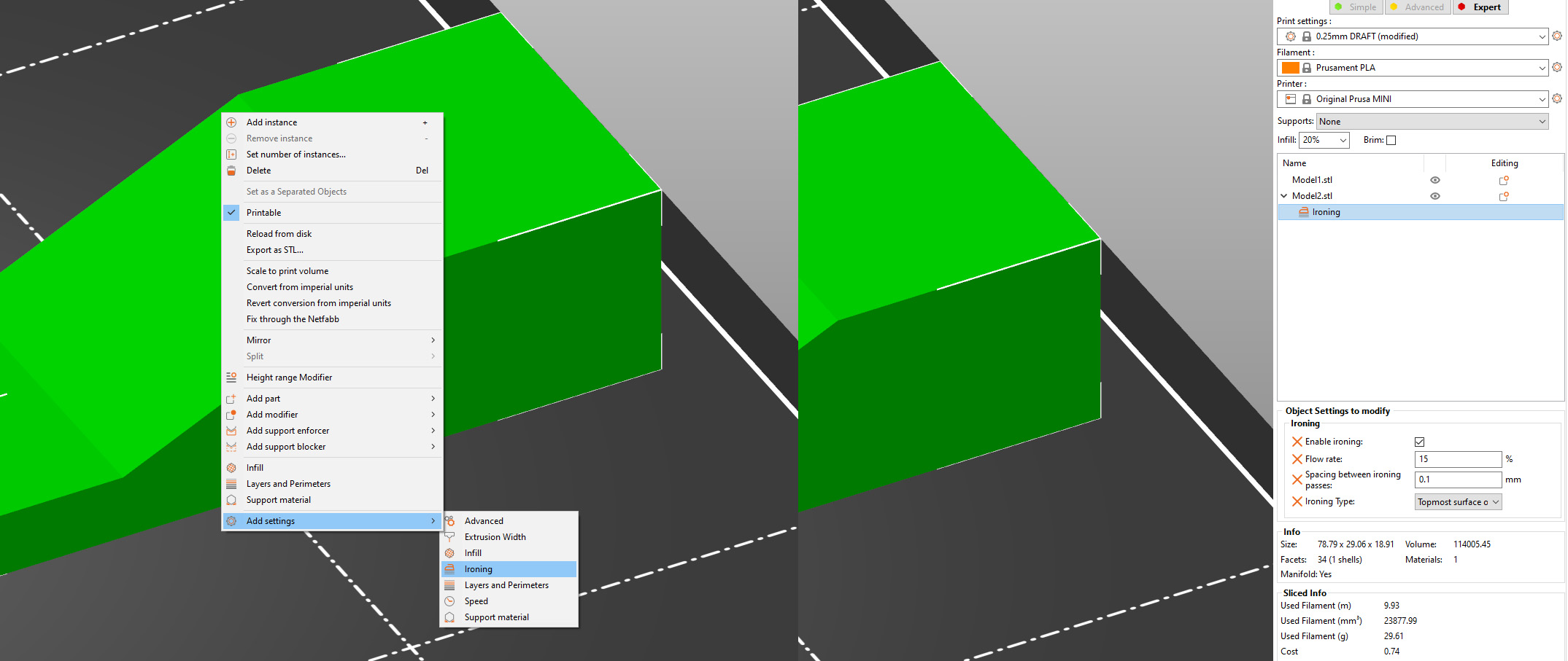 Why is PrusaSlicer adding this filament streak right in the middle of where  the print will go? – PrusaSlicer – Prusa3D Forum