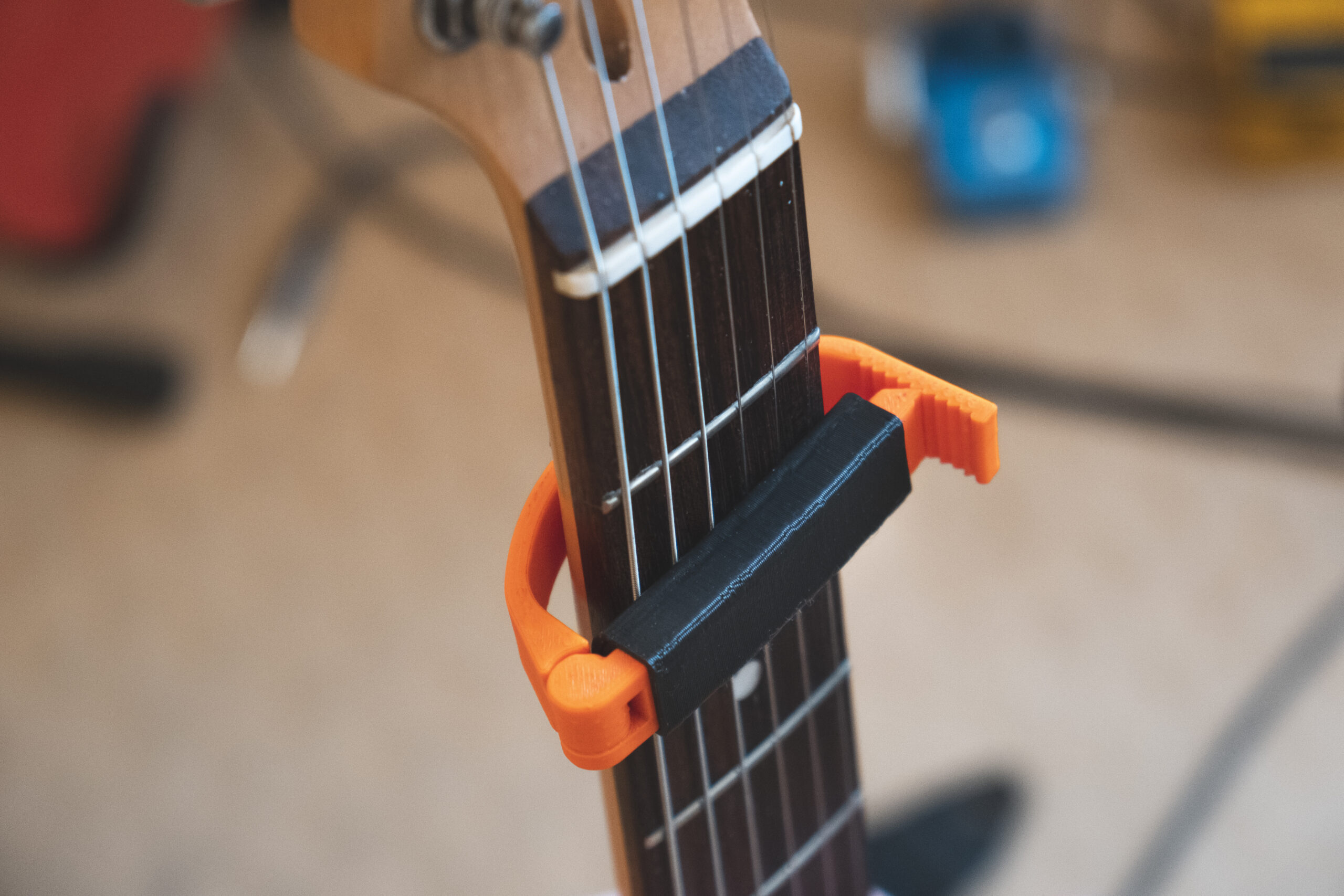 Support Guitare Porte Pied Rack 3 guitares avec sangle de sécurité