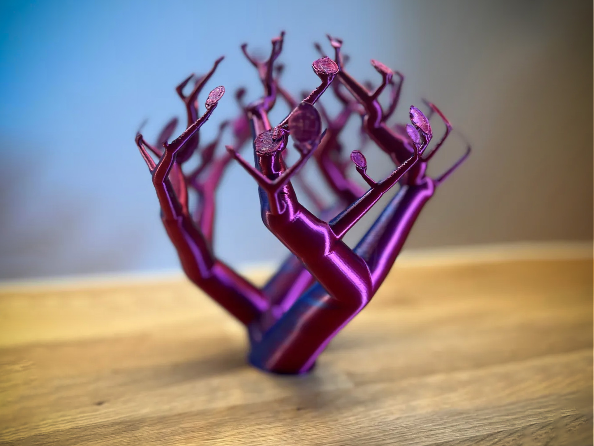 Organic Support Tree - model by Cqeye, photo and print by netsrot