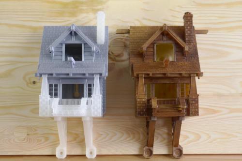 bird house before after